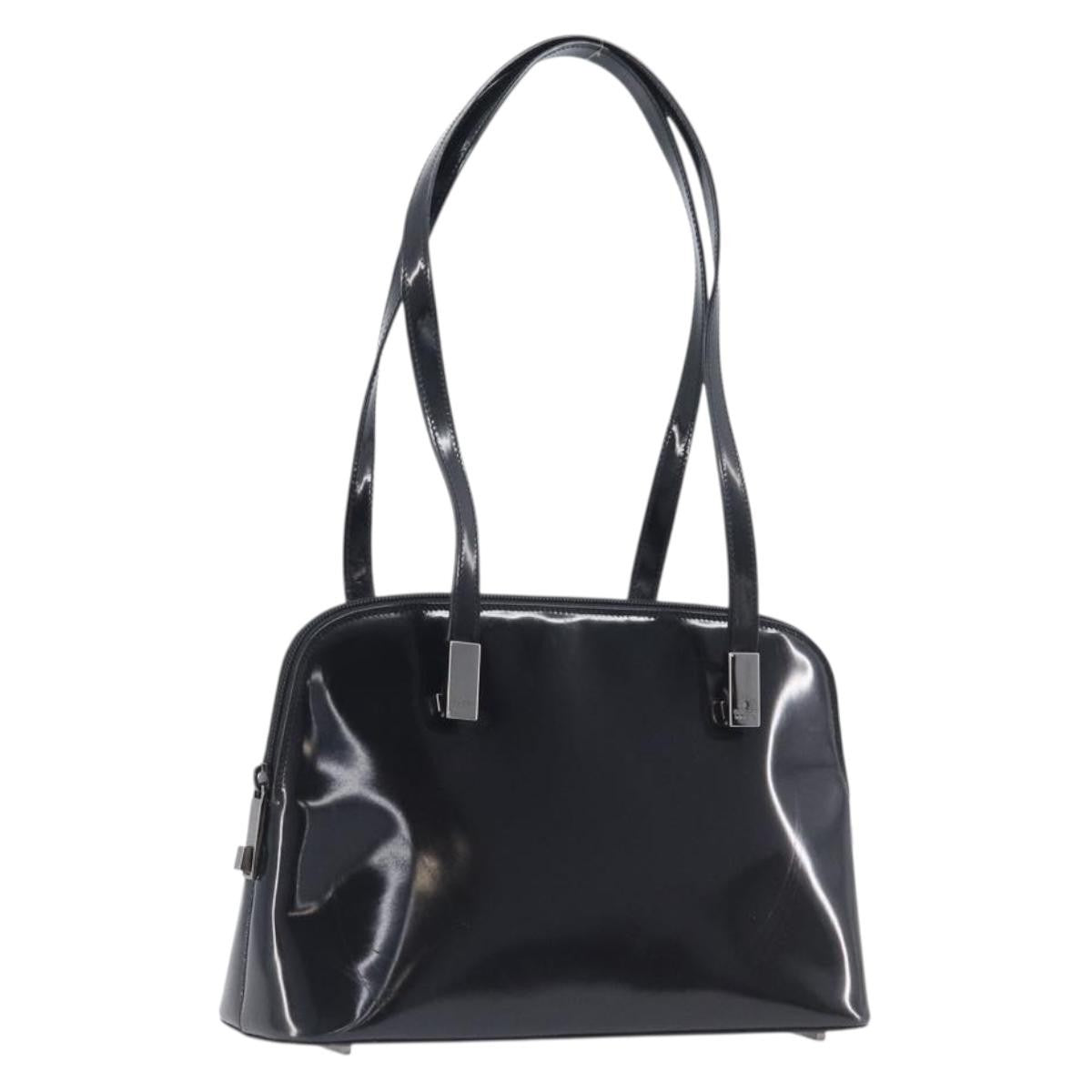 Gucci Shoulder Patent Leather Black Patent_Leather Shoulder Bag Bag (Pre-Owned)