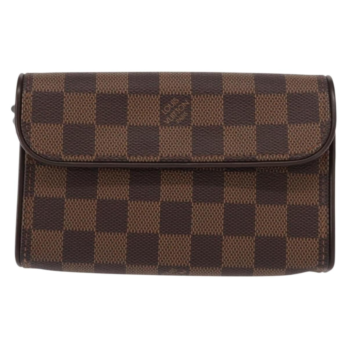 Louis Vuitton Florentine Waist Monogram Canvas Brown Canvas Clutche & Pouche Bag (Pre-Owned)