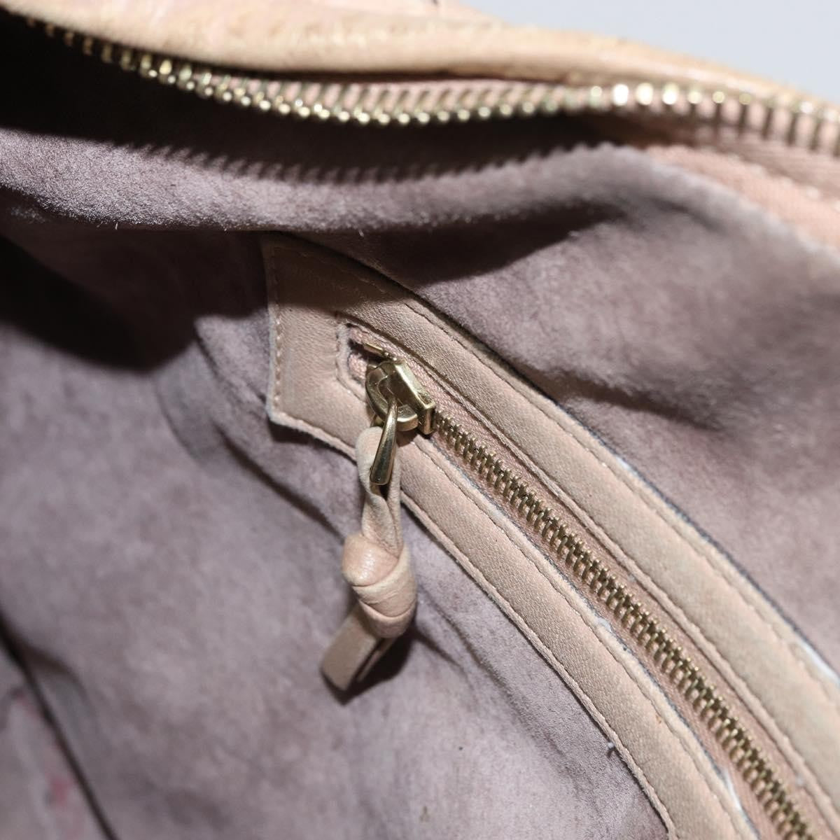 Bottega Veneta Veneta Hobo Intrecciato Nappa Beige Leather Shoulder Bag Bag (Pre-Owned)