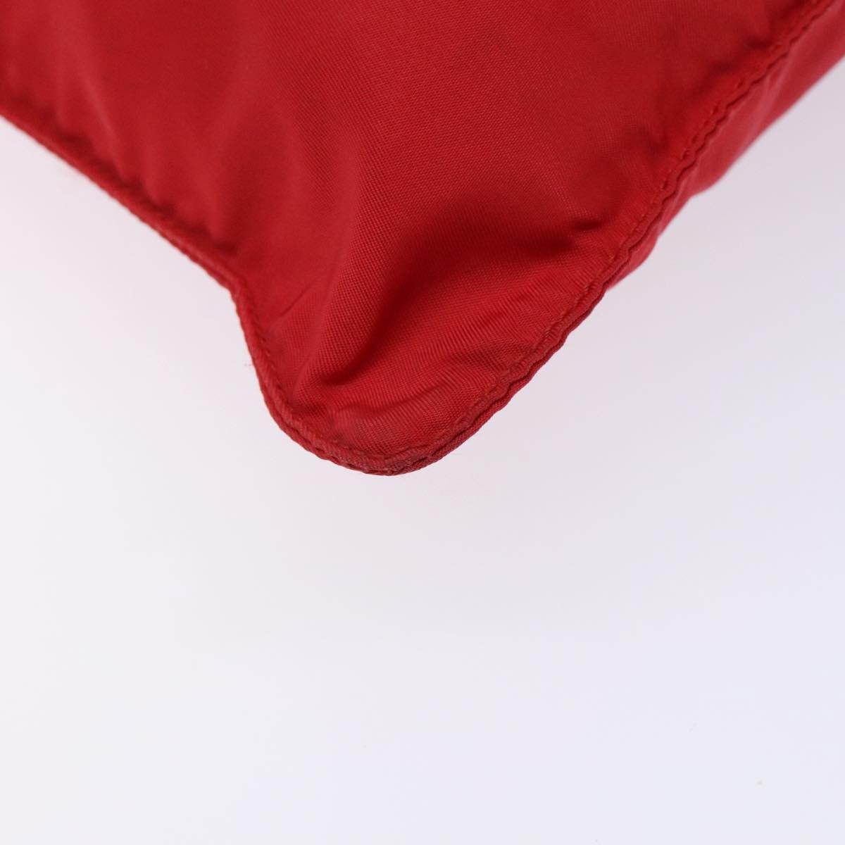 Prada Flat Messenger Tessuto Red Nylon Bag (Pre-Owned)
