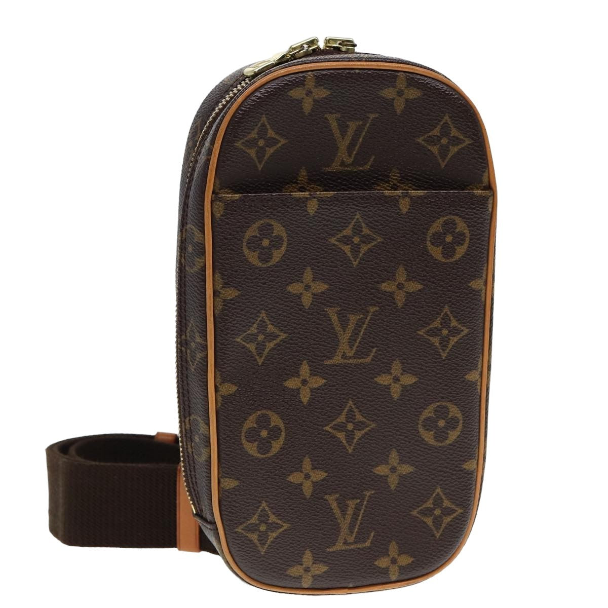 Louis Vuitton Pochette Gange Monogram Canvas Brown Canvas Clutche & Pouche Bag (Pre-Owned)