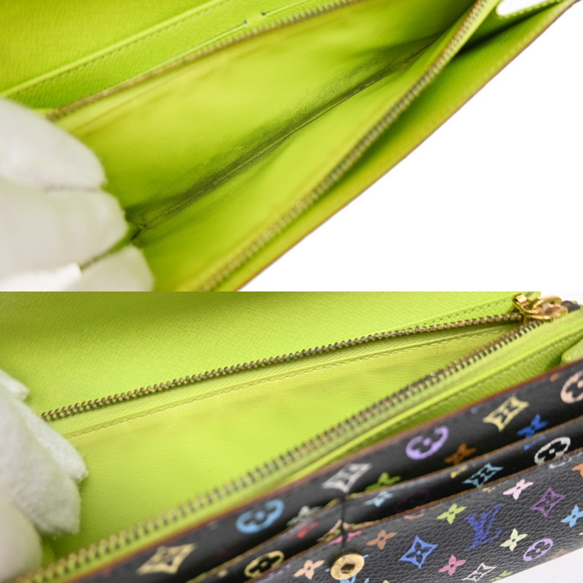 Louis Vuitton Sarah Monogram Multicolor Multicolour Canvas Wallets Accessory (Pre-Owned)