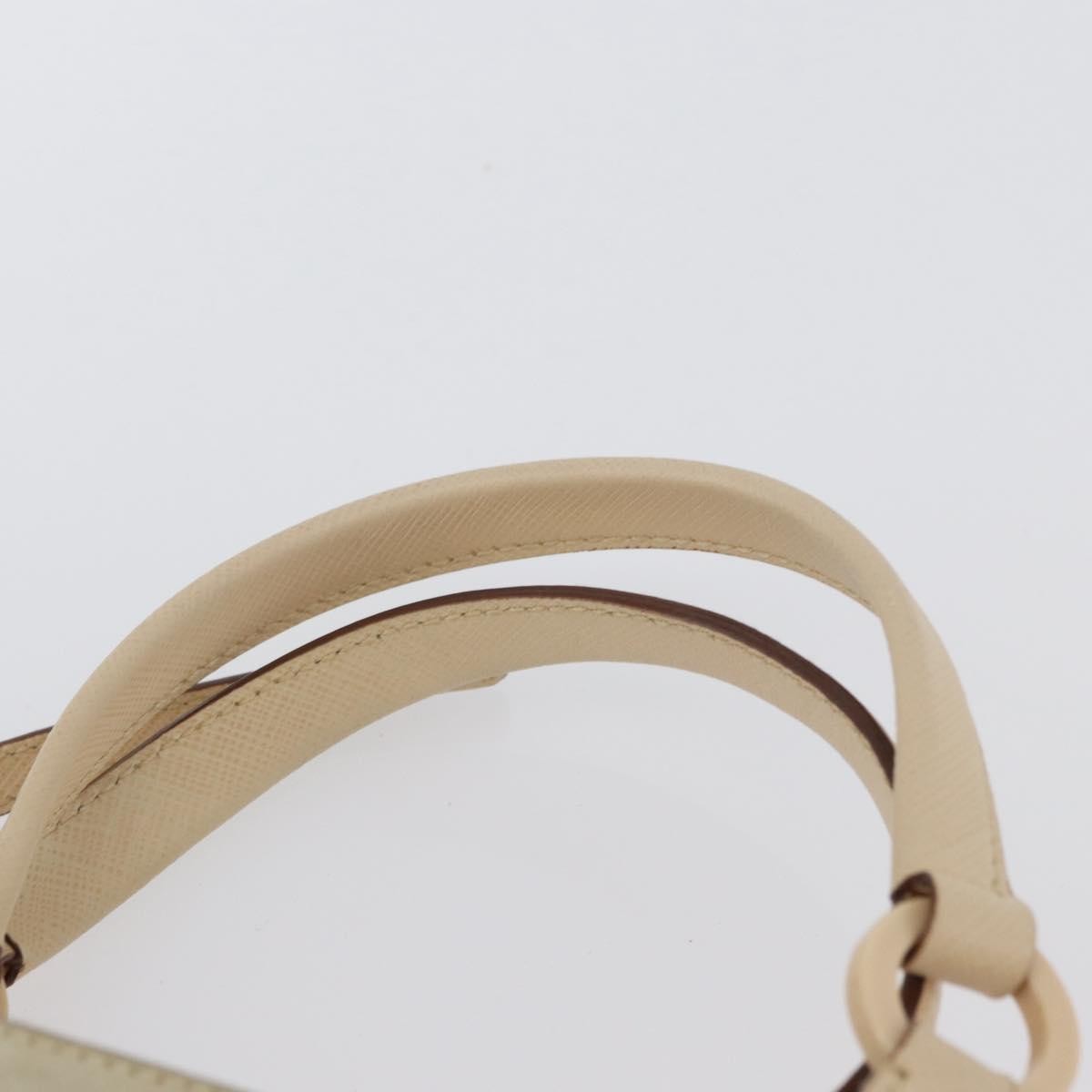 Salvatore Ferragamo Gancini Suede Beige Suede Handbag (Pre-Owned)