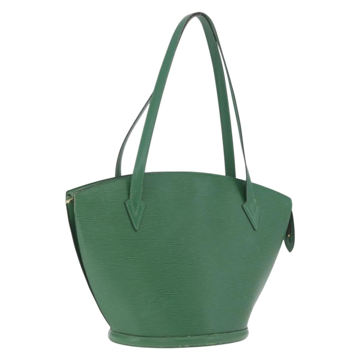 Louis Vuitton Saint Jacques Epi Leather Green Leather Handbag (Pre-Owned)