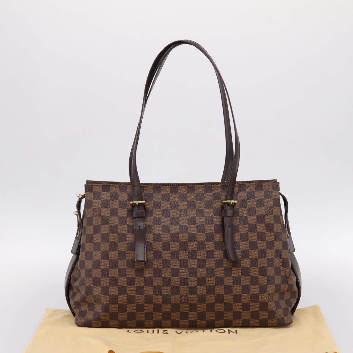 Louis Vuitton Chelsea Damier Brown Canvas Handbag (Pre-Owned)