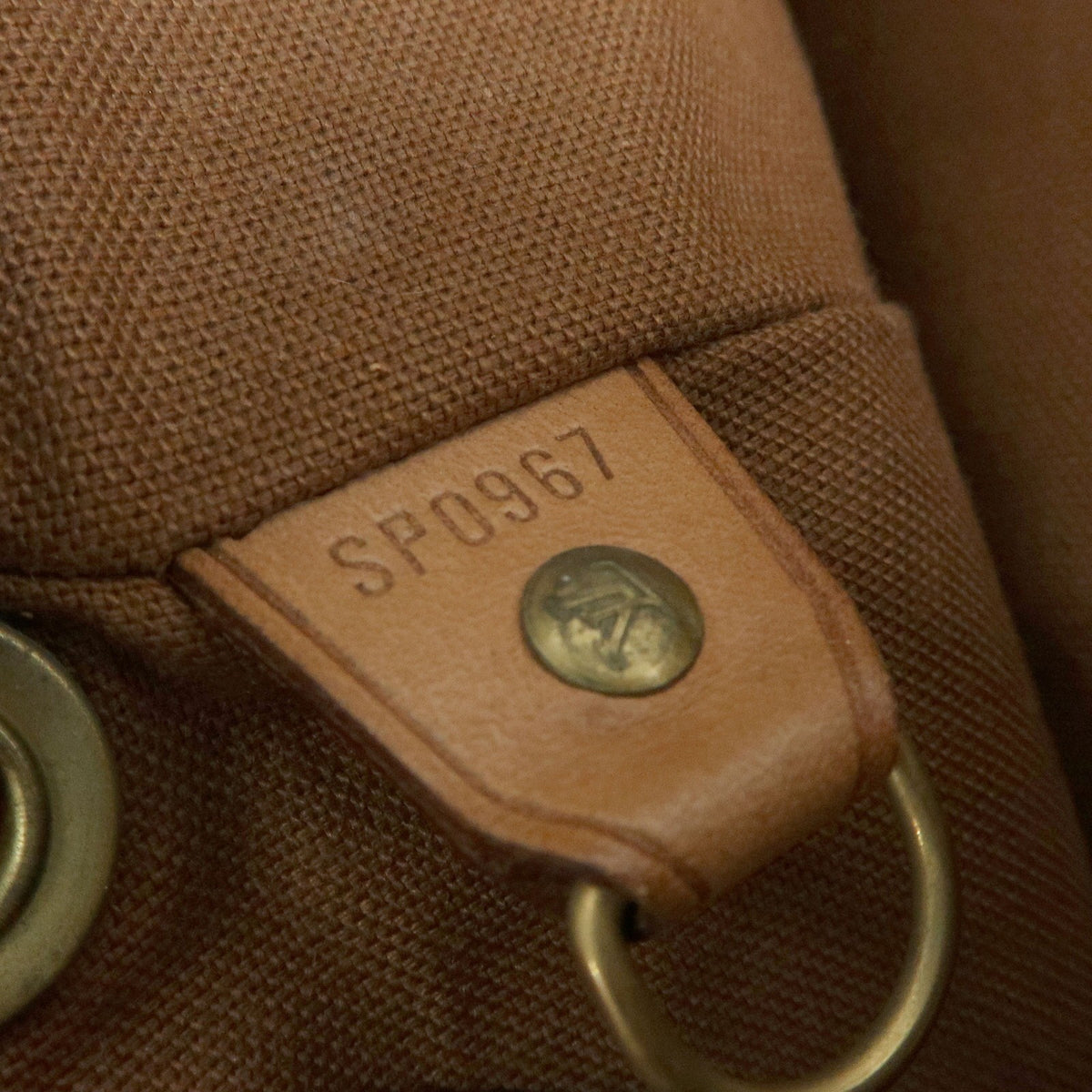 Louis Vuitton Vintage Montsouris Monogram Canvas Brown Canvas Backpack Bag (Pre-Owned)