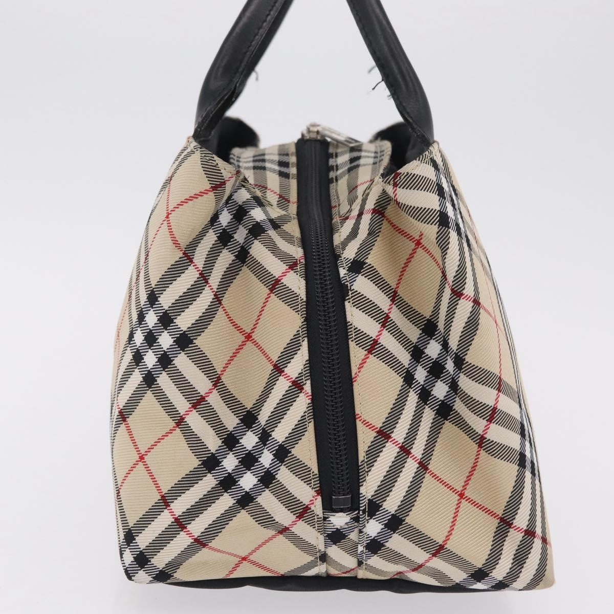 Burberry Nova Check Nylon Beige Nylon Handbag (Pre-Owned)