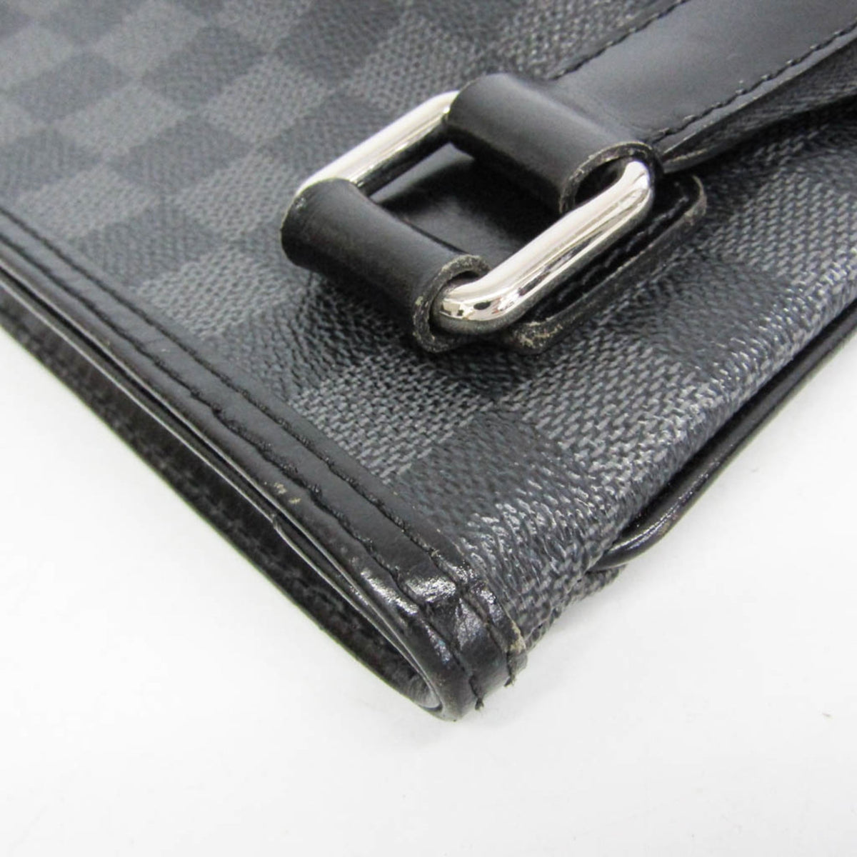 Louis Vuitton Thomas Damier Graphite Black Canvas Shoulder Bag Bag (Pre-Owned)
