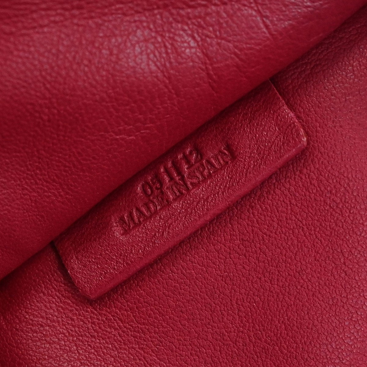 Loewe Amazona Leather Red Leather Handbag (Pre-Owned)