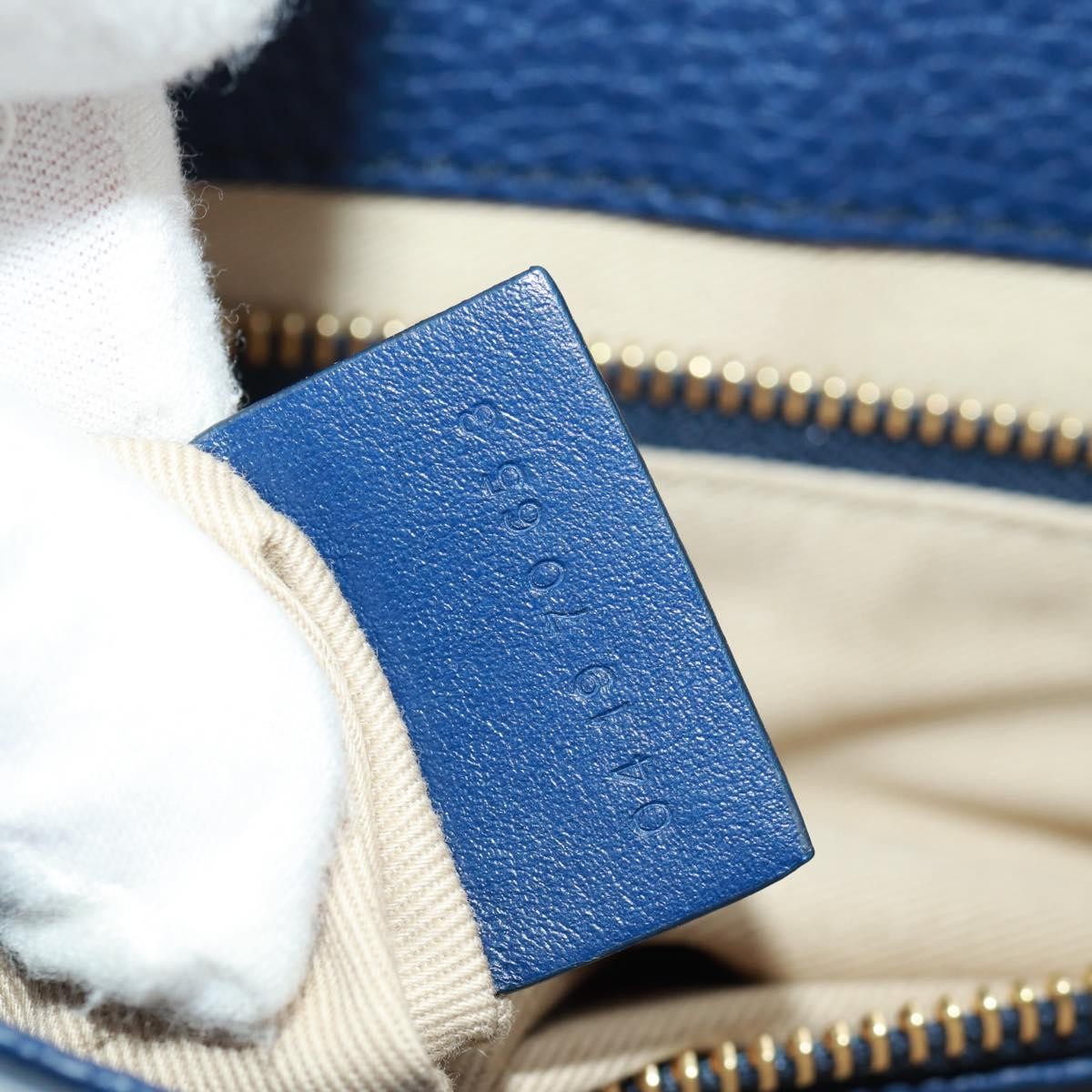 Chloe Aby Day Leather Blue Leather Handbag (Pre-Owned)