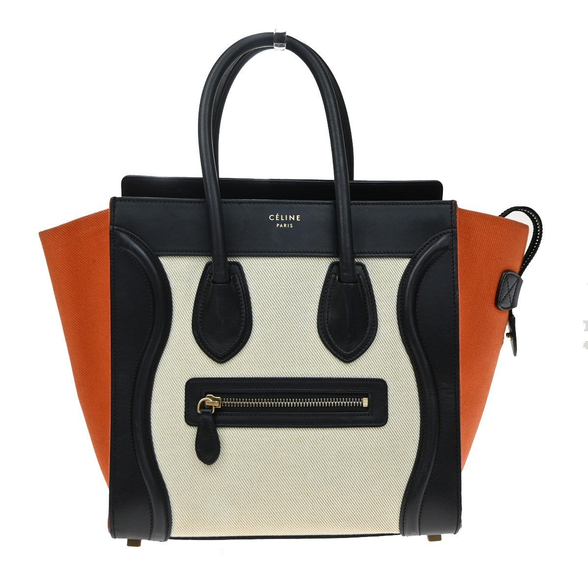 Celine Tricolor Luggage Canvas And Leather Multicolour Canvas Handbag (Pre-Owned)