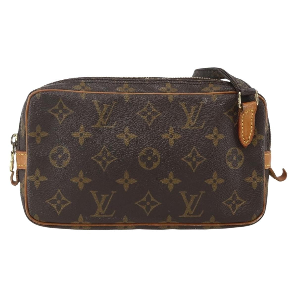 Louis Vuitton Pochette Marly Bandouliere Monogram Canvas Brown Canvas Handbag (Pre-Owned)