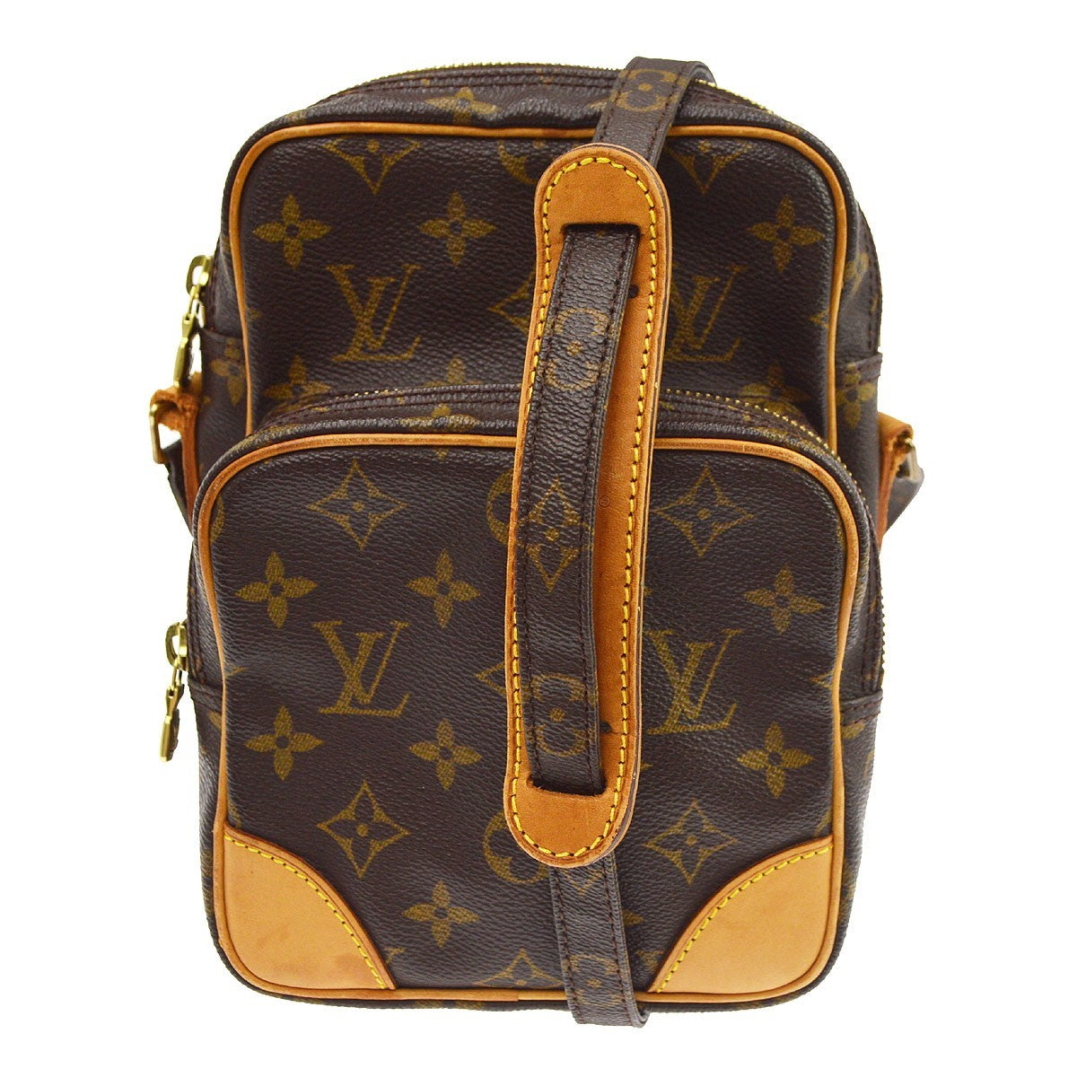 Louis Vuitton Amazone Monogram Canvas Brown Canvas Shoulder Bag Bag (Pre-Owned)