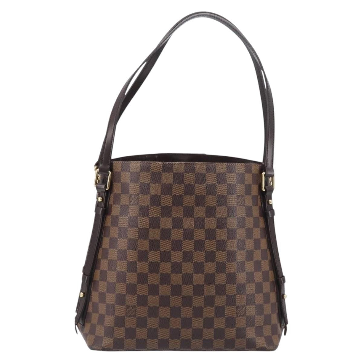 Louis Vuitton Cabas Rivington Damier Brown Canvas Tote Bag Bag (Pre-Owned)