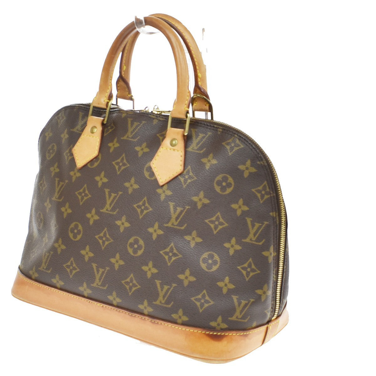 Louis Vuitton Vintage Alma Monogram Canvas Brown Canvas Handbag (Pre-Owned)
