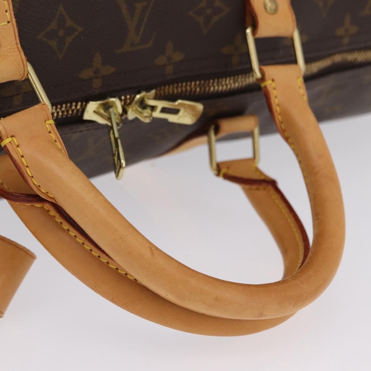 Louis Vuitton Keepall Monogram Canvas Brown Canvas Travel Bag Bag (Pre-Owned)