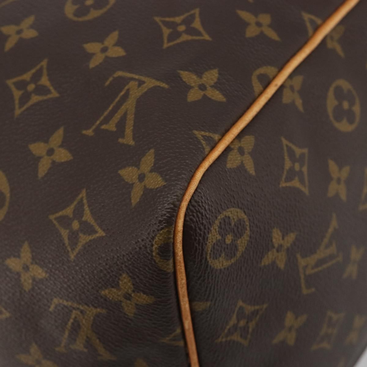Louis Vuitton Keepall Monogram Brown Canvas Travel Bag Bag (Pre-Owned)