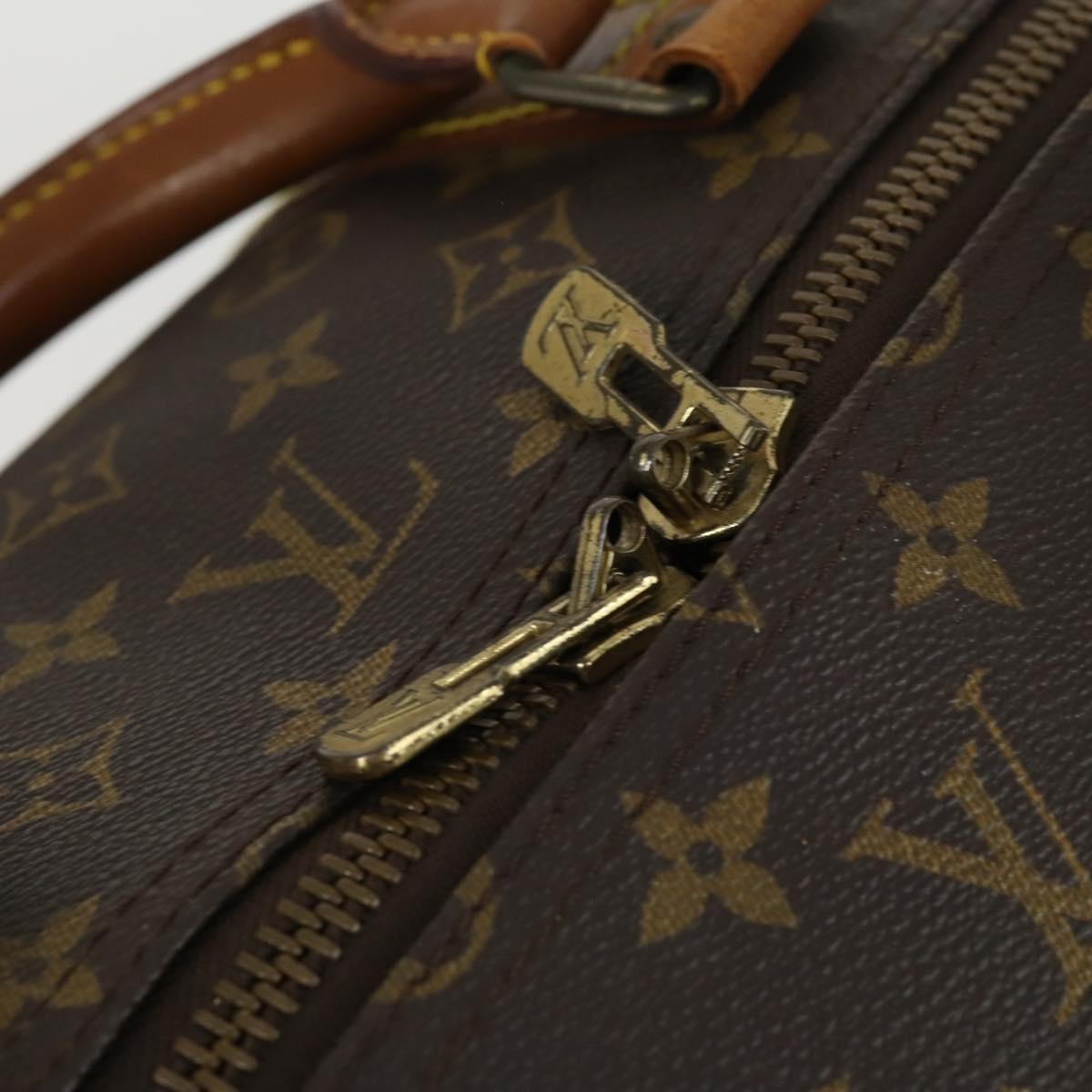 Louis Vuitton Keepall Monogram Canvas Brown Canvas Travel Bag Bag (Pre-Owned)