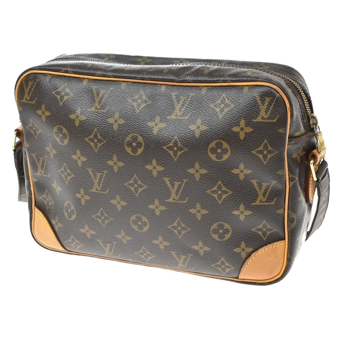 Louis Vuitton Nil Messenger Monogram Canvas Brown Canvas Handbag (Pre-Owned)