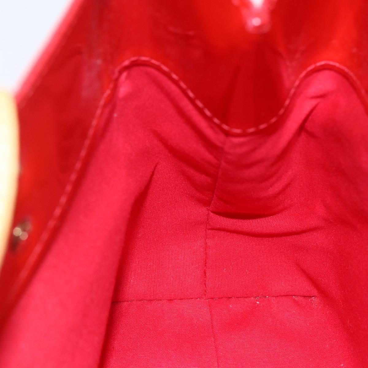 Louis Vuitton Reade Monogram Vernis Red Patent_Leather Handbag (Pre-Owned)