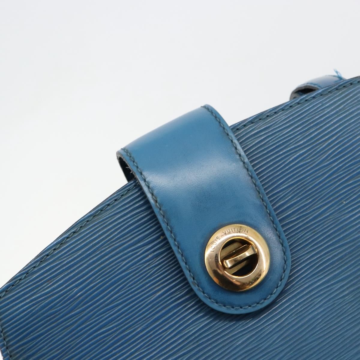 Louis Vuitton Cluny Epi Leather Blue Leather Shoulder Bag Bag (Pre-Owned)