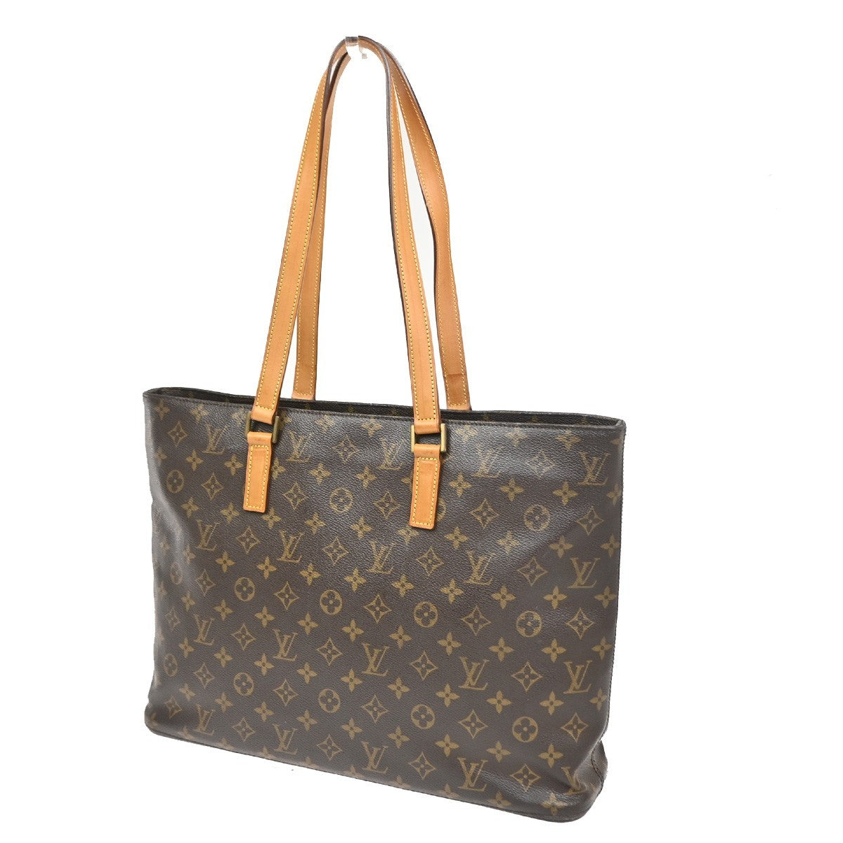 Louis Vuitton Luco Monogram Brown Canvas Tote Bag Bag (Pre-Owned)