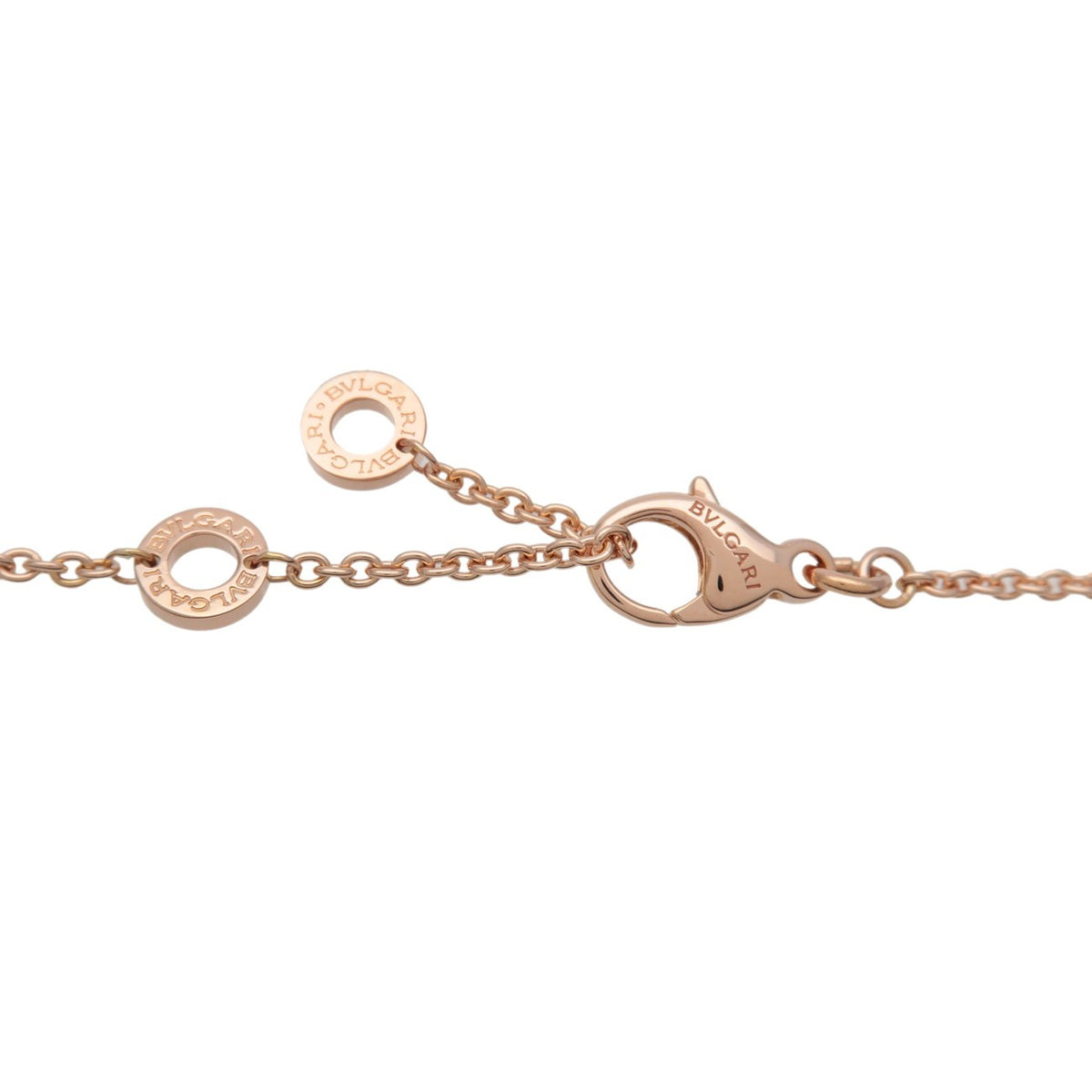 Bvlgari Bvlgari Bvlgari Solitaire Pendant 18K White Gold With Diamond Gold Rose_Gold Necklace Jewelry (Pre-Owned)