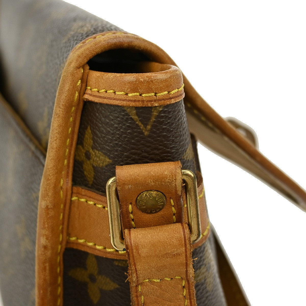 Louis Vuitton Sologne Monogram Canvas Brown Canvas Handbag (Pre-Owned)