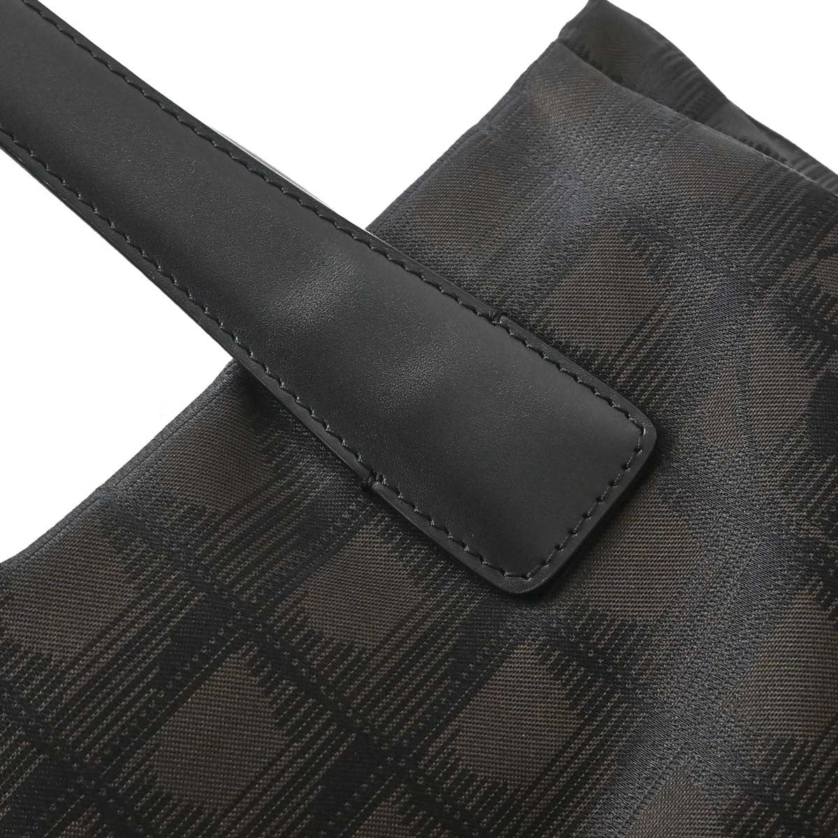 Chanel Travel Line Nylon Brown Nylon Tote Bag Bag (Pre-Owned)