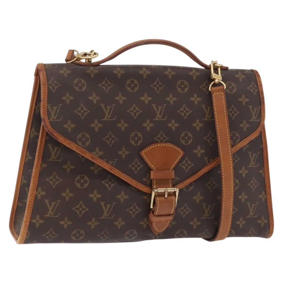 Louis Vuitton Beverly Monogram Canvas Brown Canvas Briefcase Bag (Pre-Owned)
