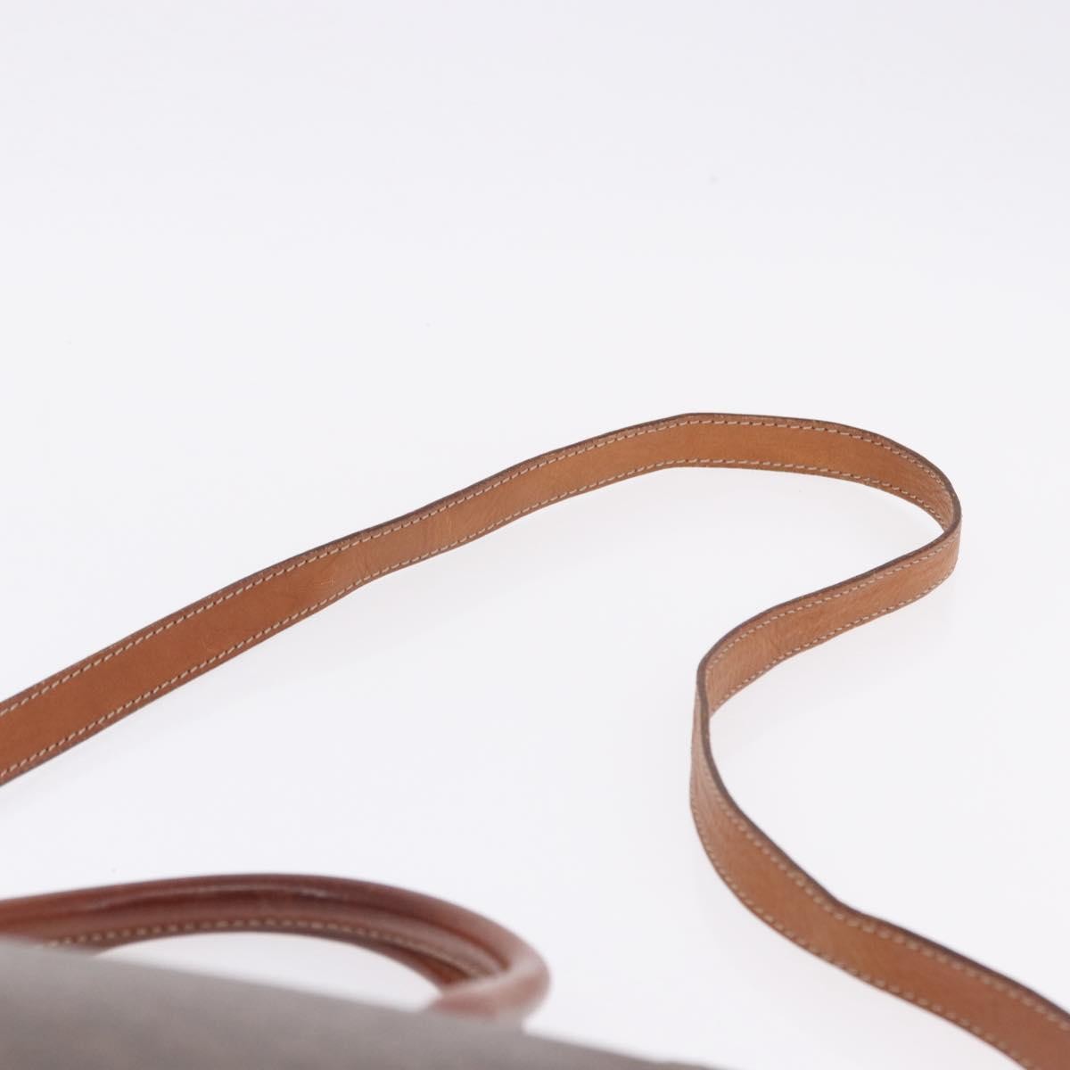 Celine Macadam Leather Brown Pvc Handbag (Pre-Owned)