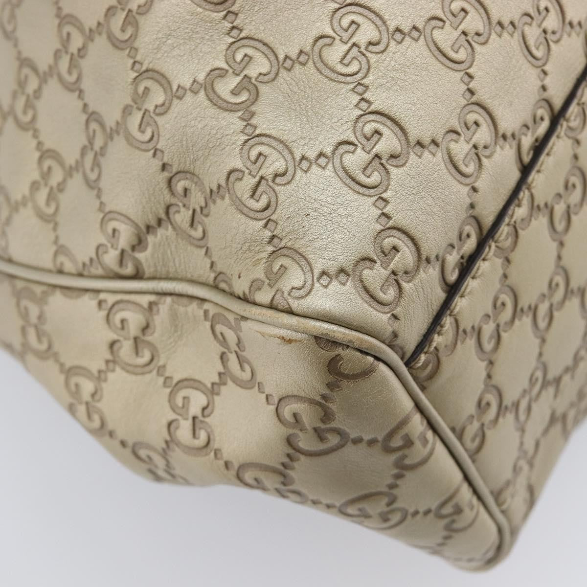 Gucci Sukey Guccissima Leather Gold Canvas Tote Bag Bag (Pre-Owned)