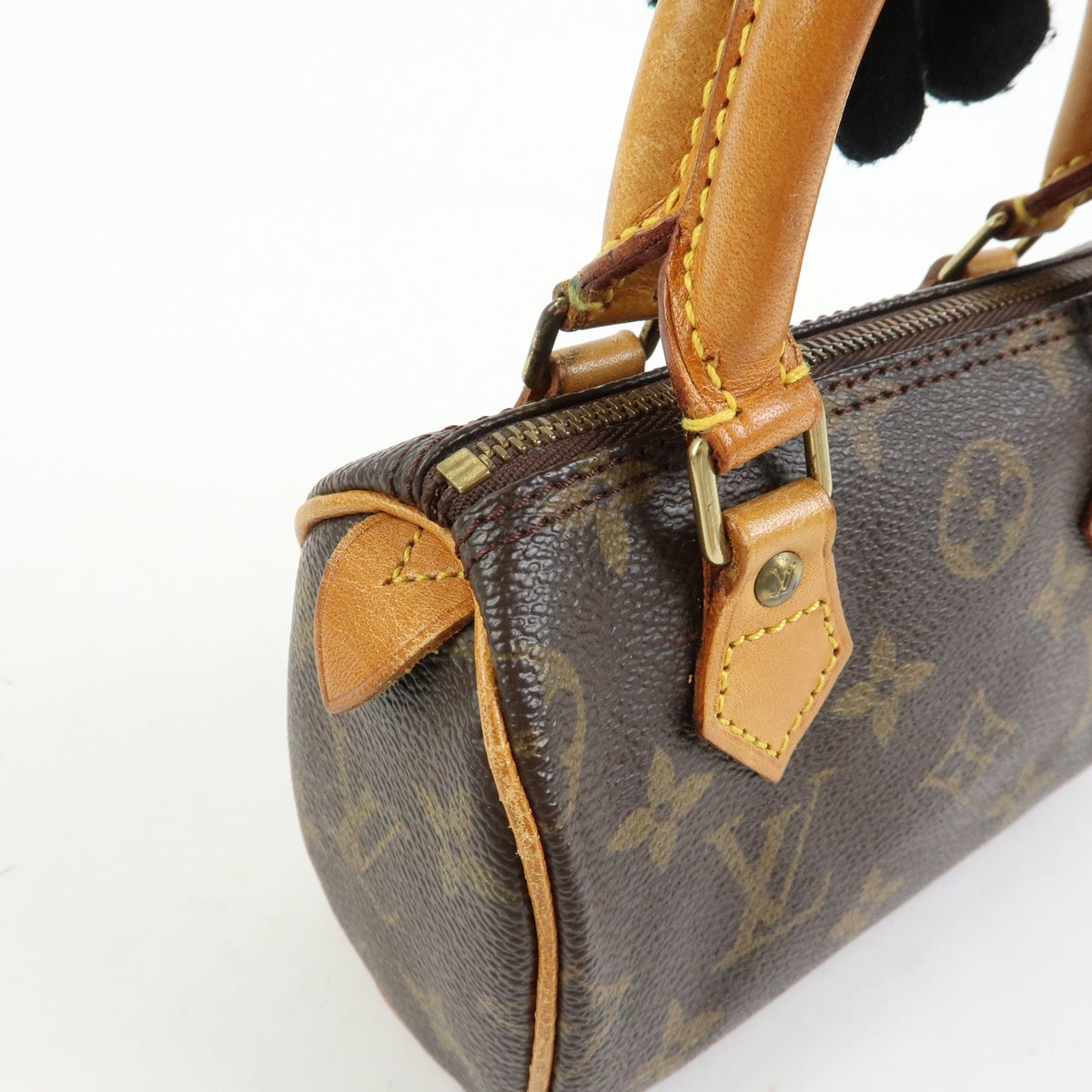 Louis Vuitton Speedy Mini Hl Monogram Canvas Brown Canvas Handbag (Pre-Owned)