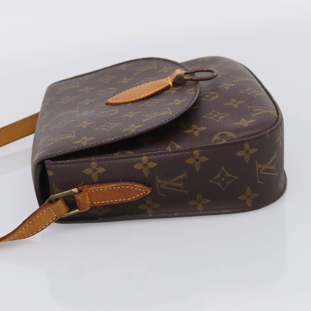 Louis Vuitton Saint Cloud Monogram Canvas Brown Canvas Handbag (Pre-Owned)