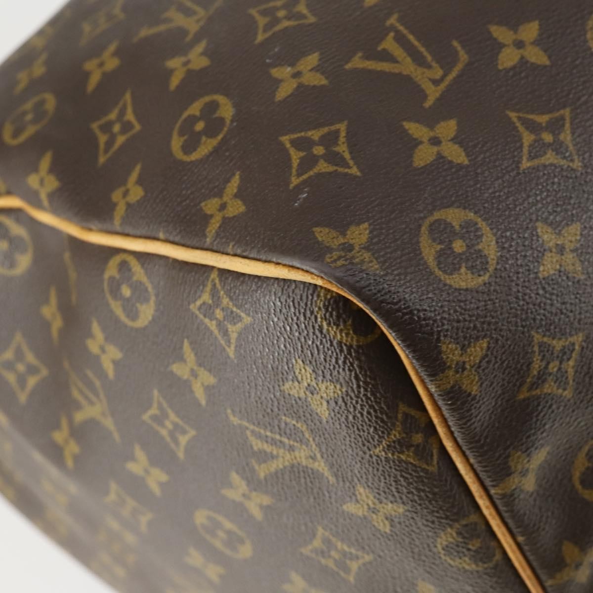 Louis Vuitton Keepall Monogram Canvas Brown Canvas Travel Bag Bag (Pre-Owned)