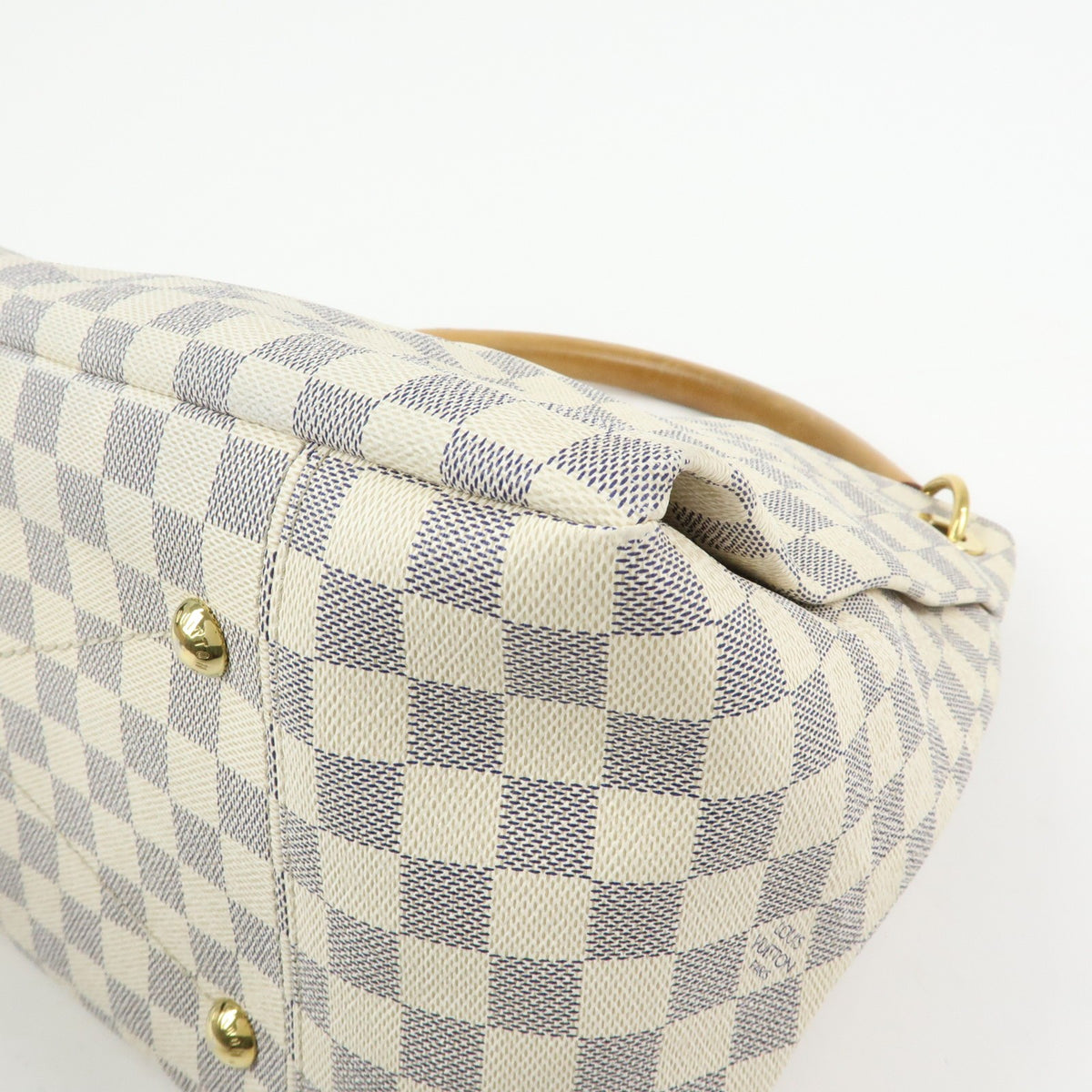 Louis Vuitton Artsy Damier White Canvas Handbag (Pre-Owned)