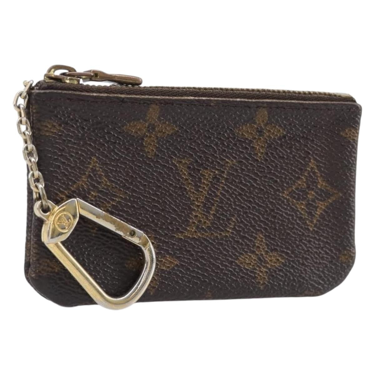 Louis Vuitton Pochette Clés Monogram Canvas Brown Canvas Wallets Accessory (Pre-Owned)