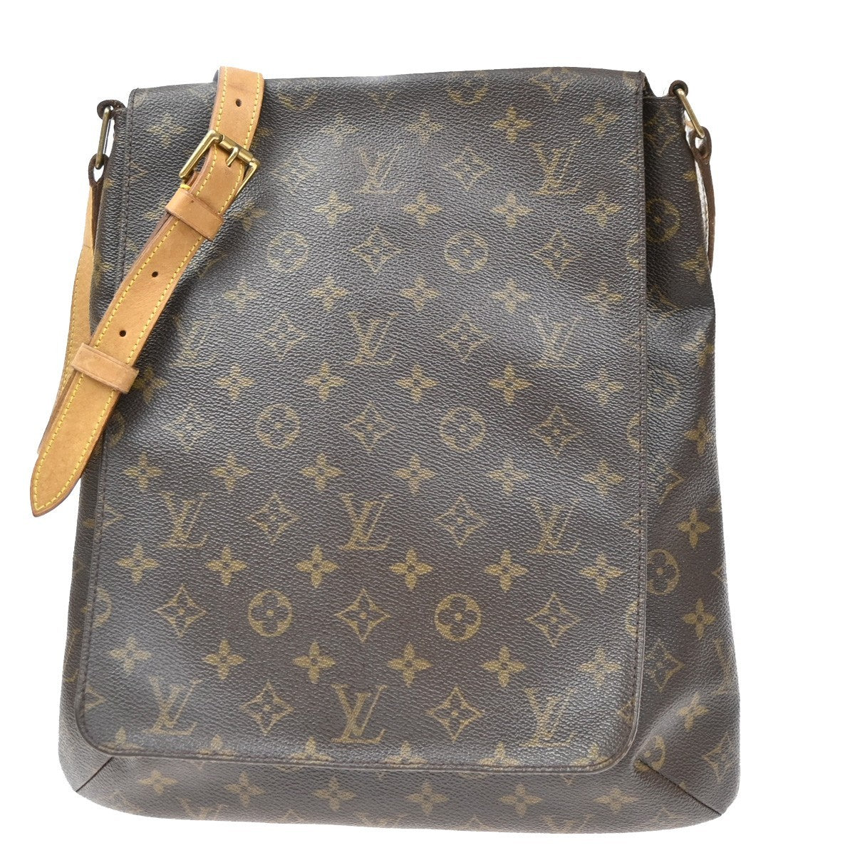 Louis Vuitton Musette Salsa Monogram Canvas Brown Canvas Shoulder Bag Bag (Pre-Owned)