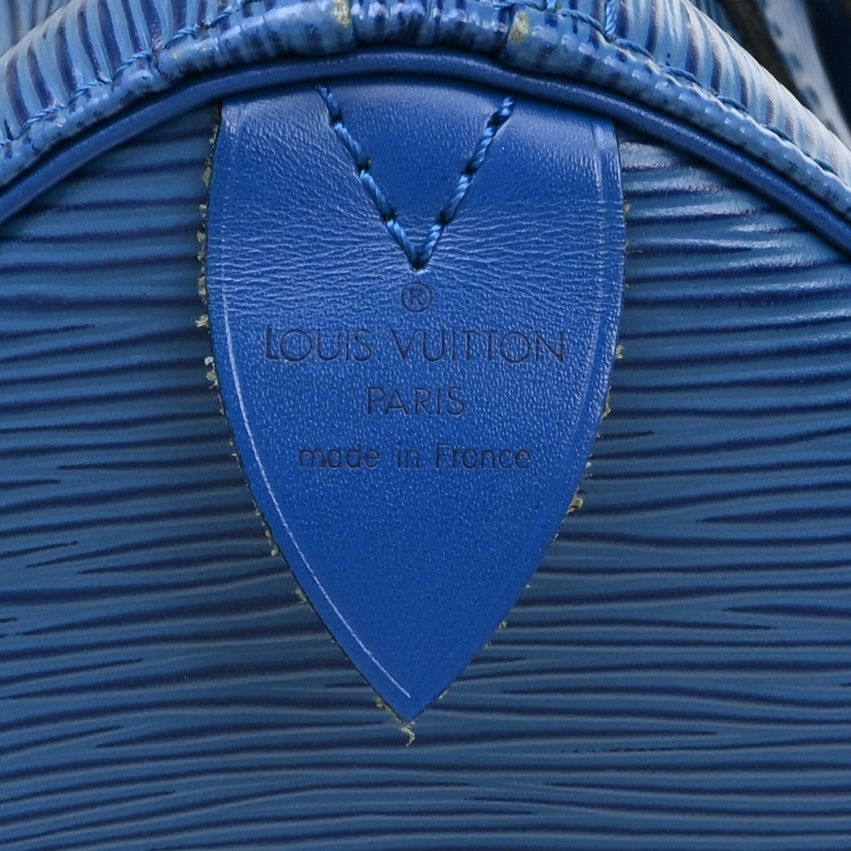 Louis Vuitton Speedy Epi Blue Leather Handbag (Pre-Owned)
