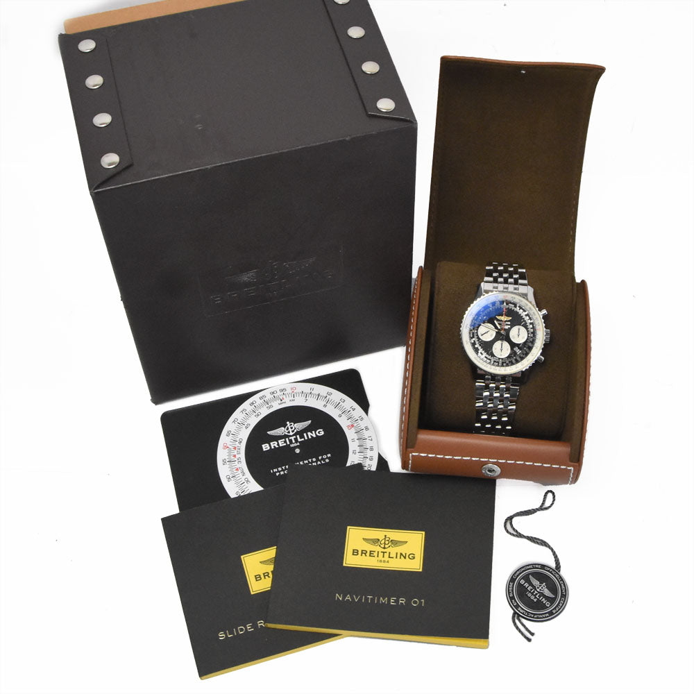 Breitling Navitimer 01 Chronograph Automatic Stainless Steel Watch (Pre-Owned)