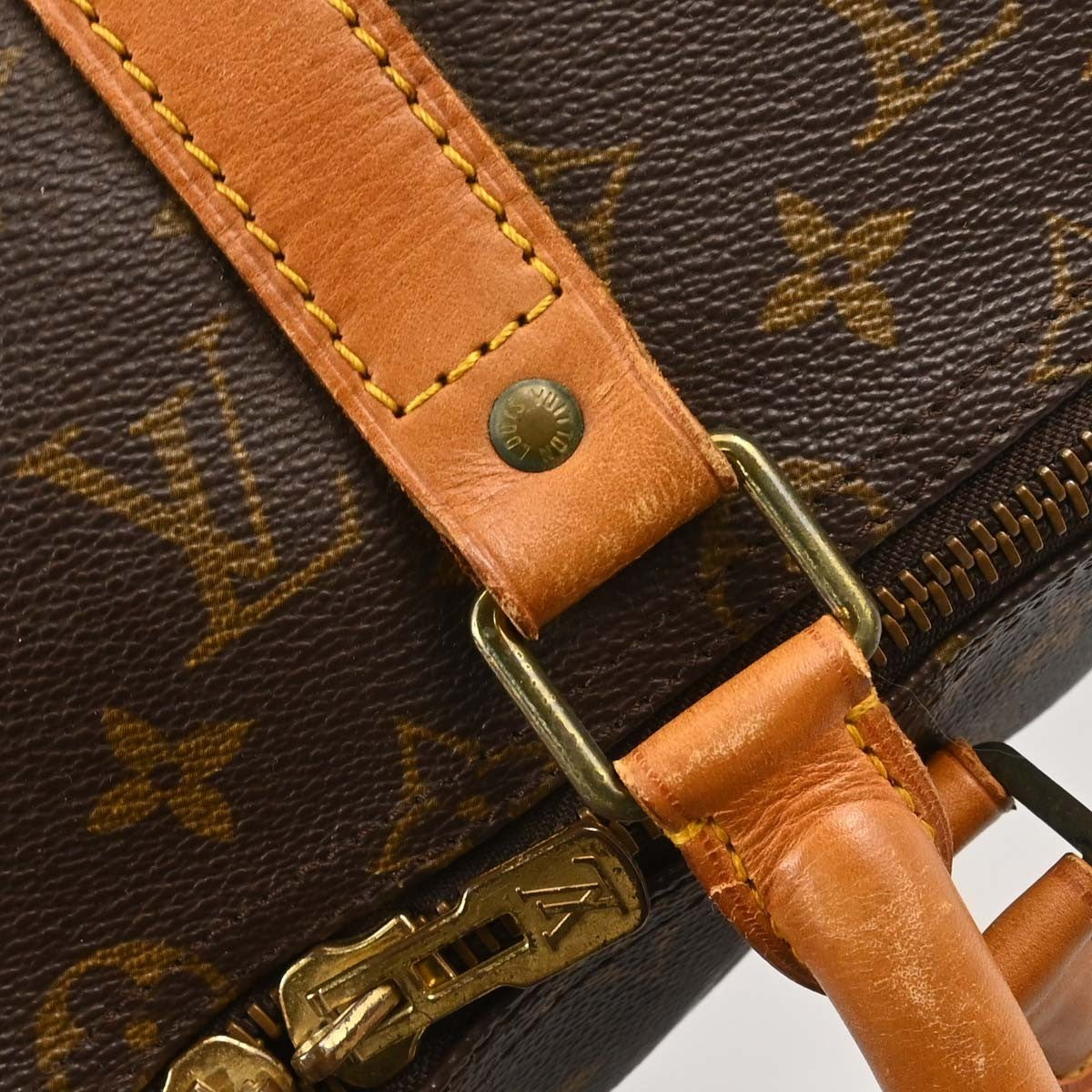 Louis Vuitton Keepall Monogram Canvas Brown Canvas Travel Bag Bag (Pre-Owned)