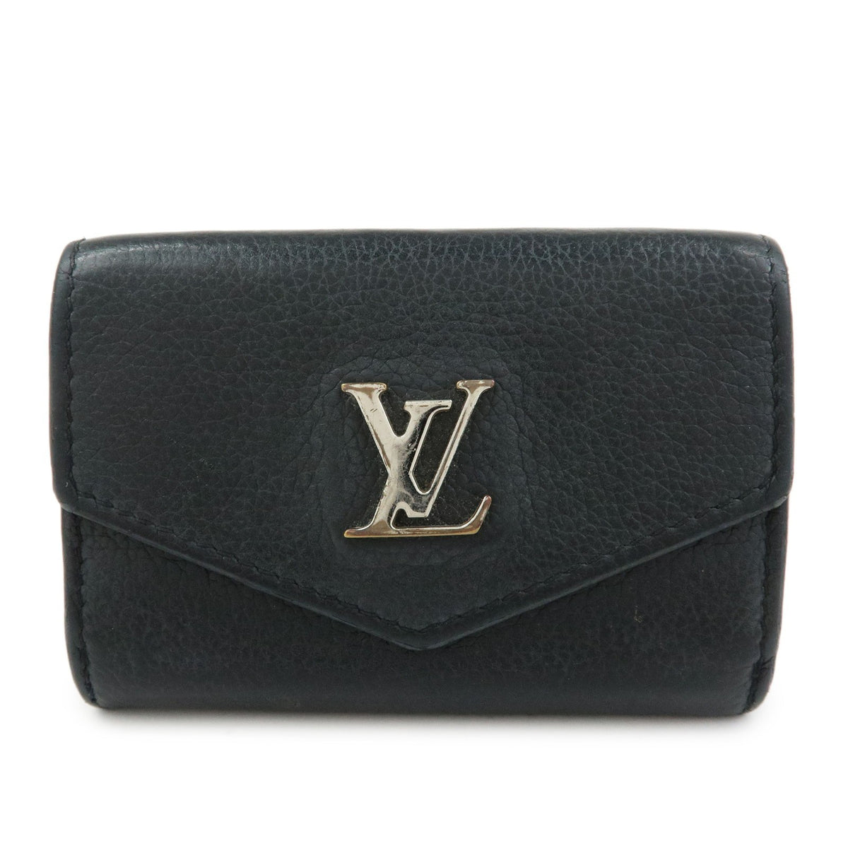 Louis Vuitton Lockmini Leather Black Leather Wallets Accessory (Pre-Owned)