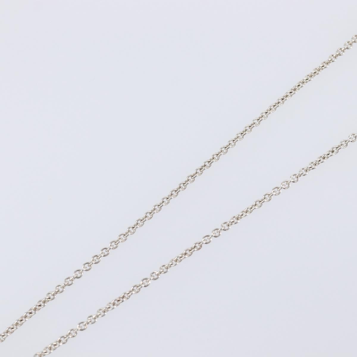 Tiffany & Co. Elsa Peretti Open Heart Pendant Sterling Silver Silver Silver Necklace Jewelry (Pre-Owned)