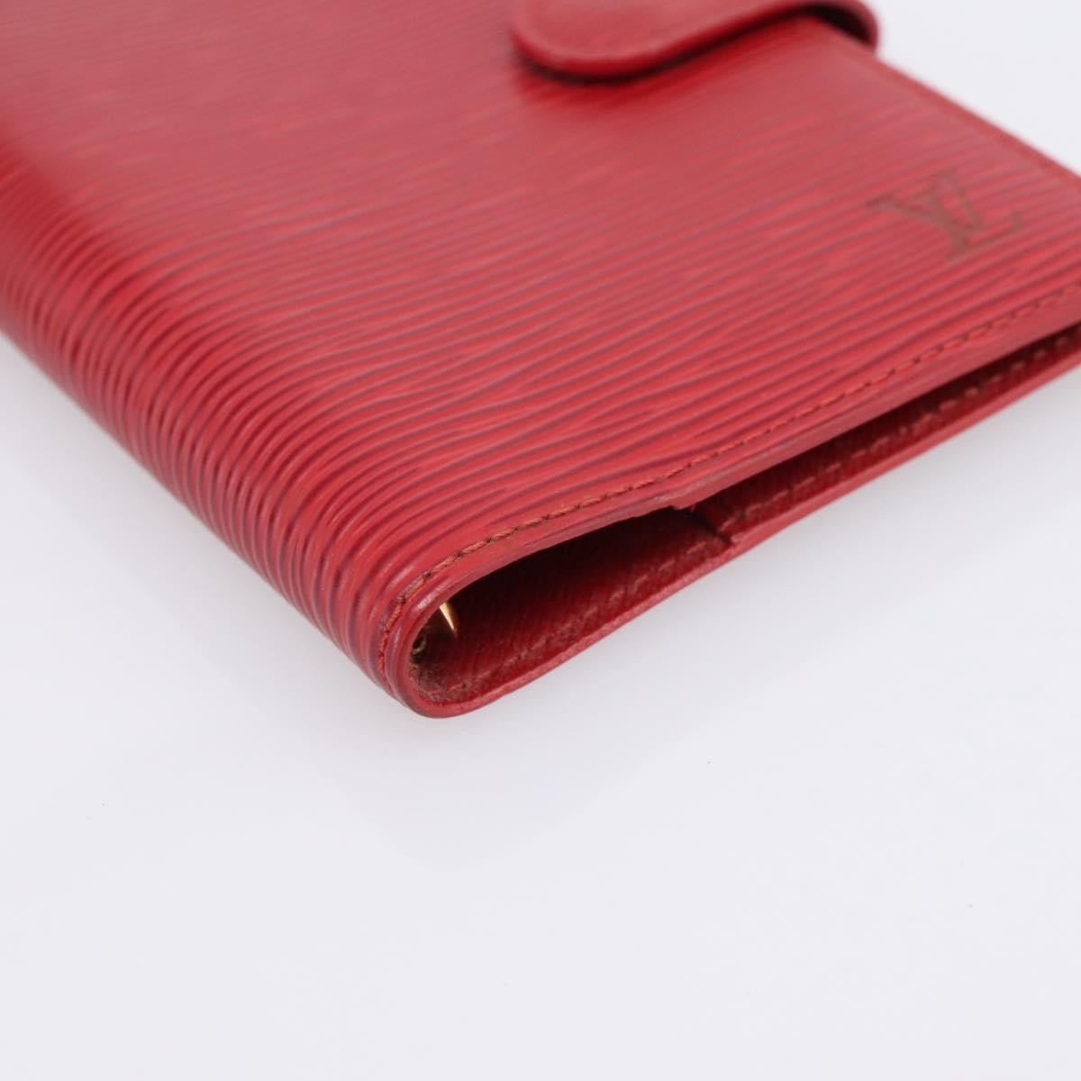 Louis Vuitton Agenda Cover Epi Red Leather Clutche & Pouche Bag (Pre-Owned)