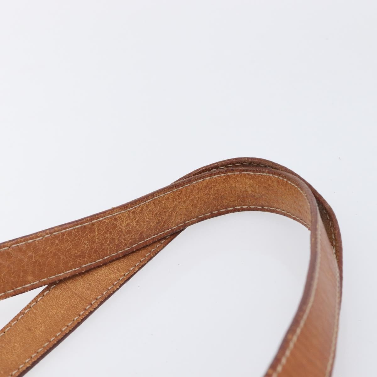 Celine Vintage Macadam Shopper Coated Canvas Brown Canvas Tote Bag Bag (Pre-Owned)