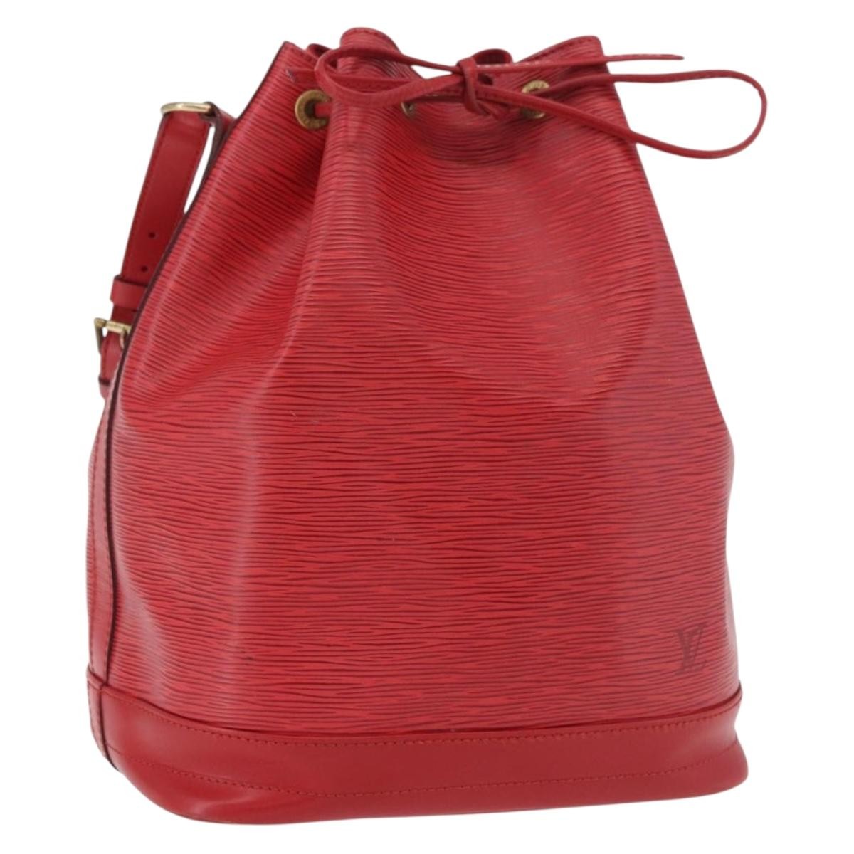 Louis Vuitton Noe Epi Leather Red Leather Shoulder Bag Bag (Pre-Owned)