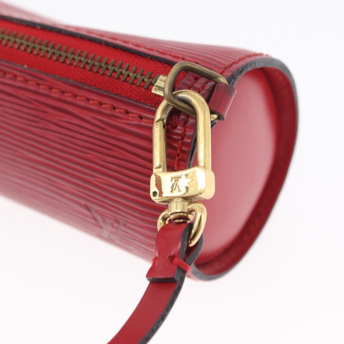 Louis Vuitton Soufflot Pochette Epi Leather Red Leather Clutche & Pouche Bag (Pre-Owned)