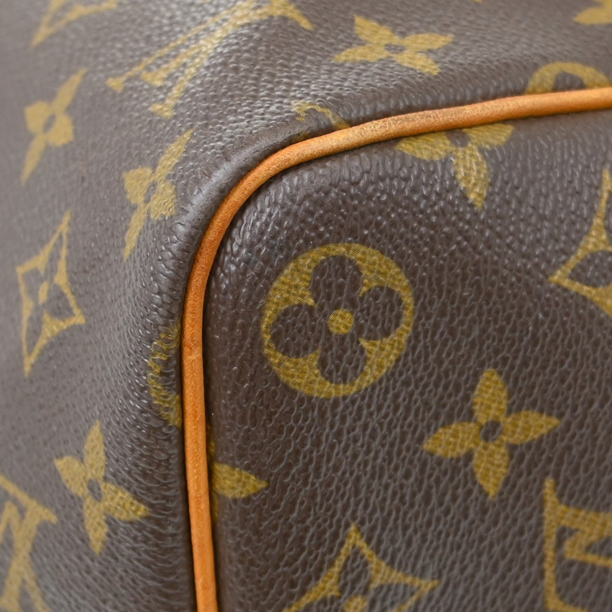 Louis Vuitton Keepall Monogram Canvas Brown Canvas Travel Bag Bag (Pre-Owned)