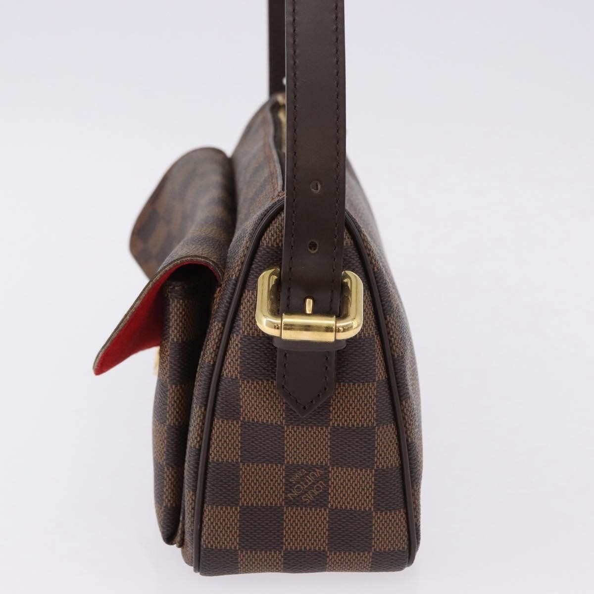 Louis Vuitton Ravello Damier Ebene Brown Canvas Shoulder Bag Bag (Pre-Owned)