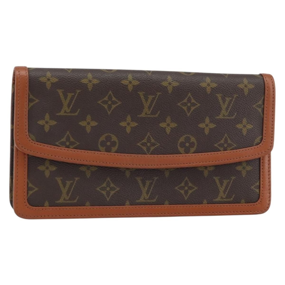 Louis Vuitton Dame Pochette Monogram Canvas Brown Canvas Clutche & Pouche Bag (Pre-Owned)